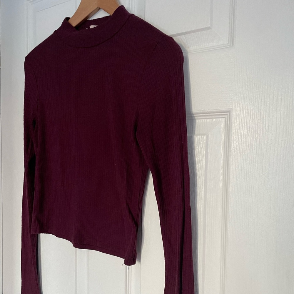 Maroon Longsleeve Turtleneck